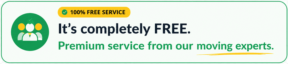 It's completely FREE. Premium support from our moving experts.